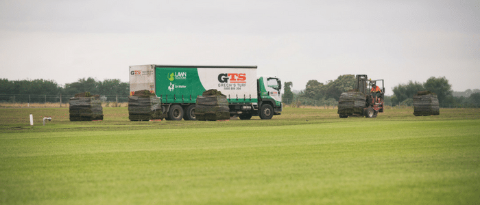 Turf truck on it's way