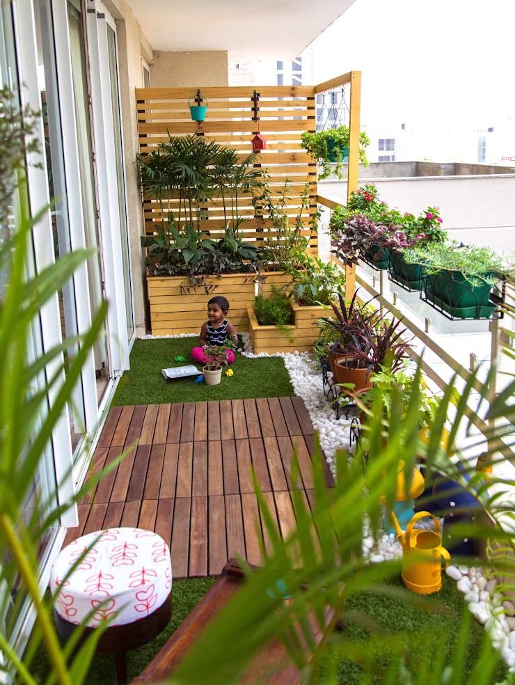 Balcony garden trend