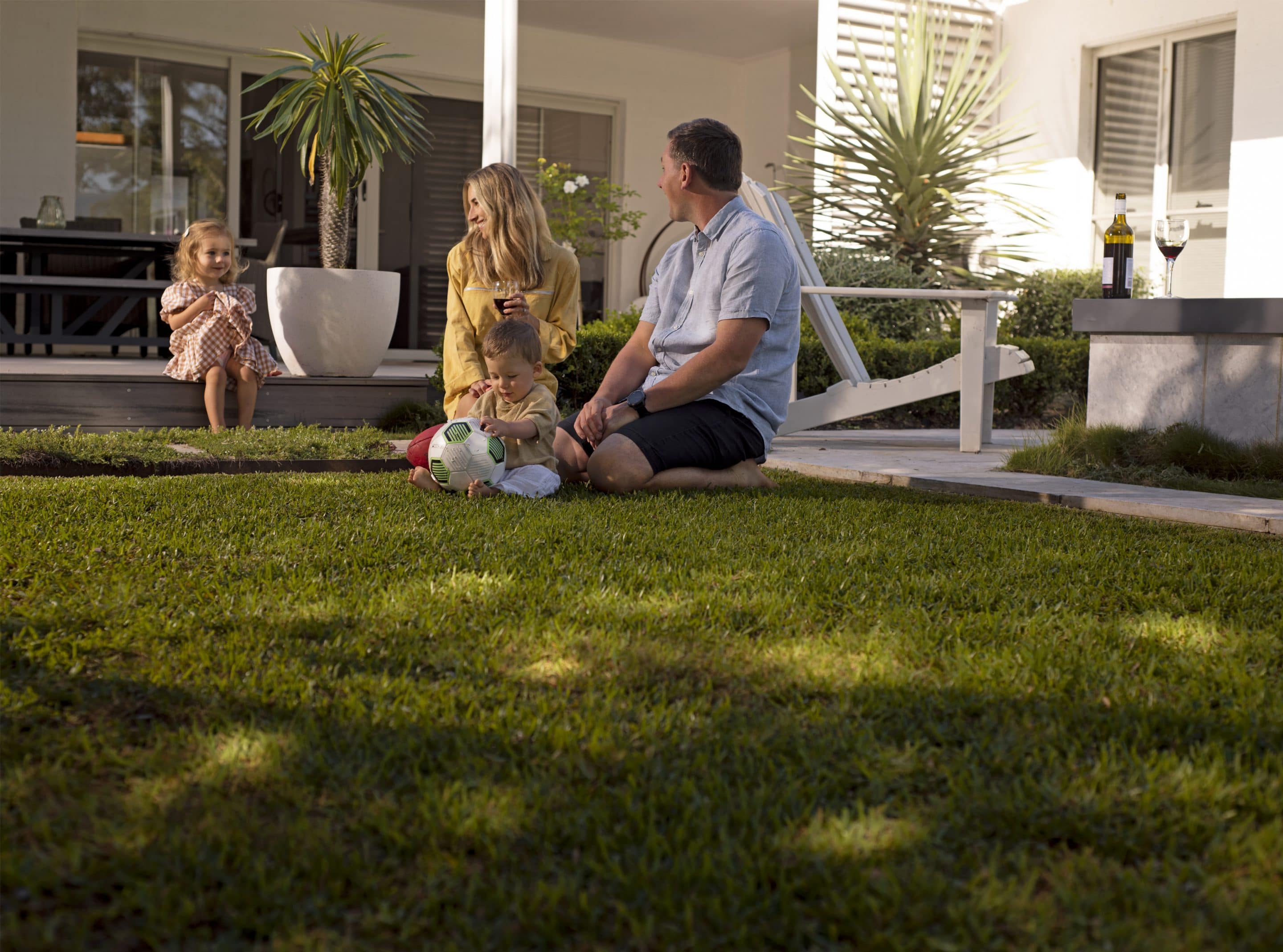 Kid friendly grass