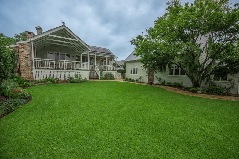 Homes situated at the bottom of slopes or hills are particularly susceptible to water runoff.