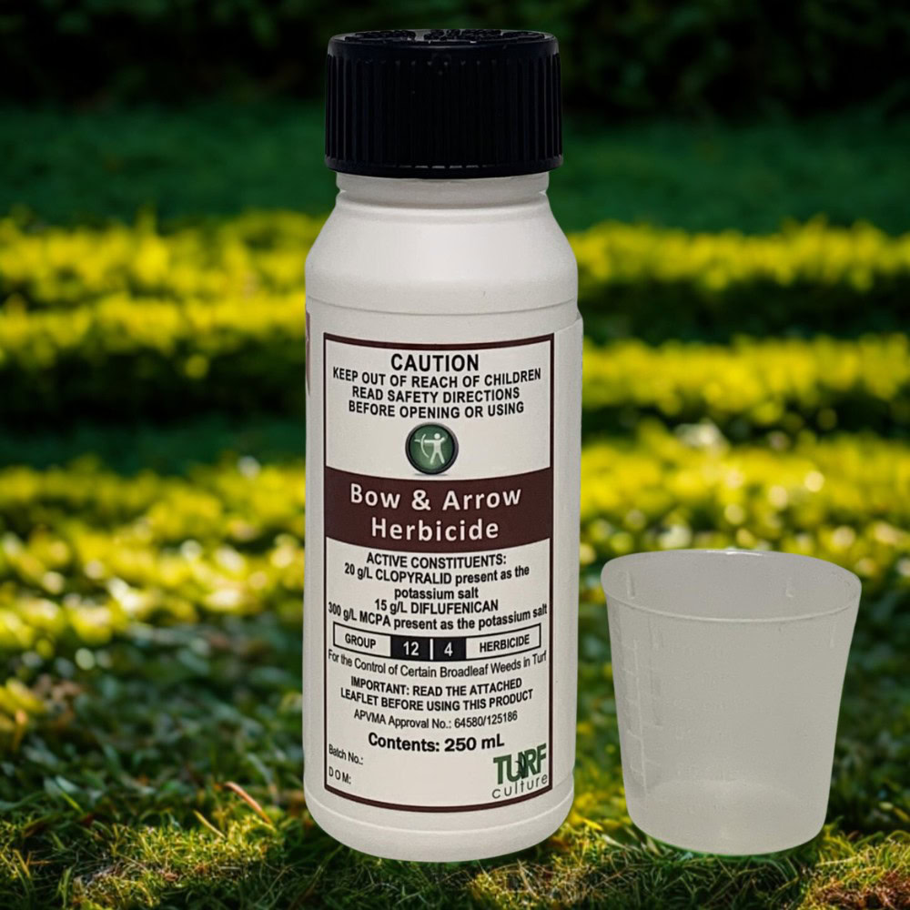 Bow & Arrow Herbicide (250 ML) | Broadleaf Weed Control 1 Bow & Arrow Herbicide 250mL – Broadleaf Weed Control for Lawns